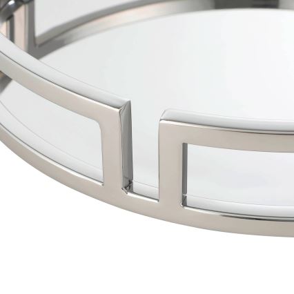 Eglo - Decorative tray d. 38 cm shiny chrome