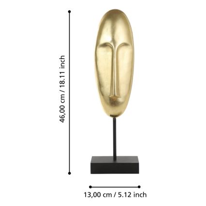 Eglo 427077 - GIFU Decoration 46 x 13 cm Gold/Black