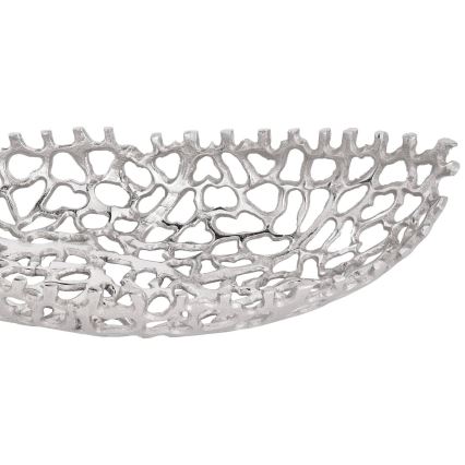 Eglo - SET 2x Decorative tray 44/61 cm silver
