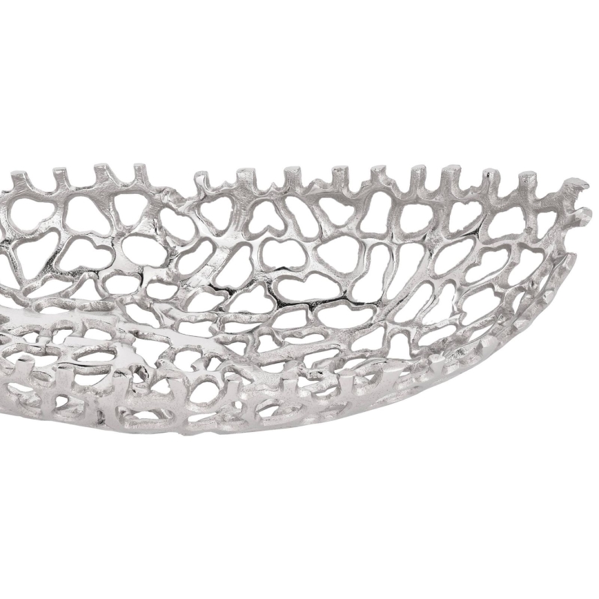 Eglo - SET 2x Decorative tray 44/61 cm silver