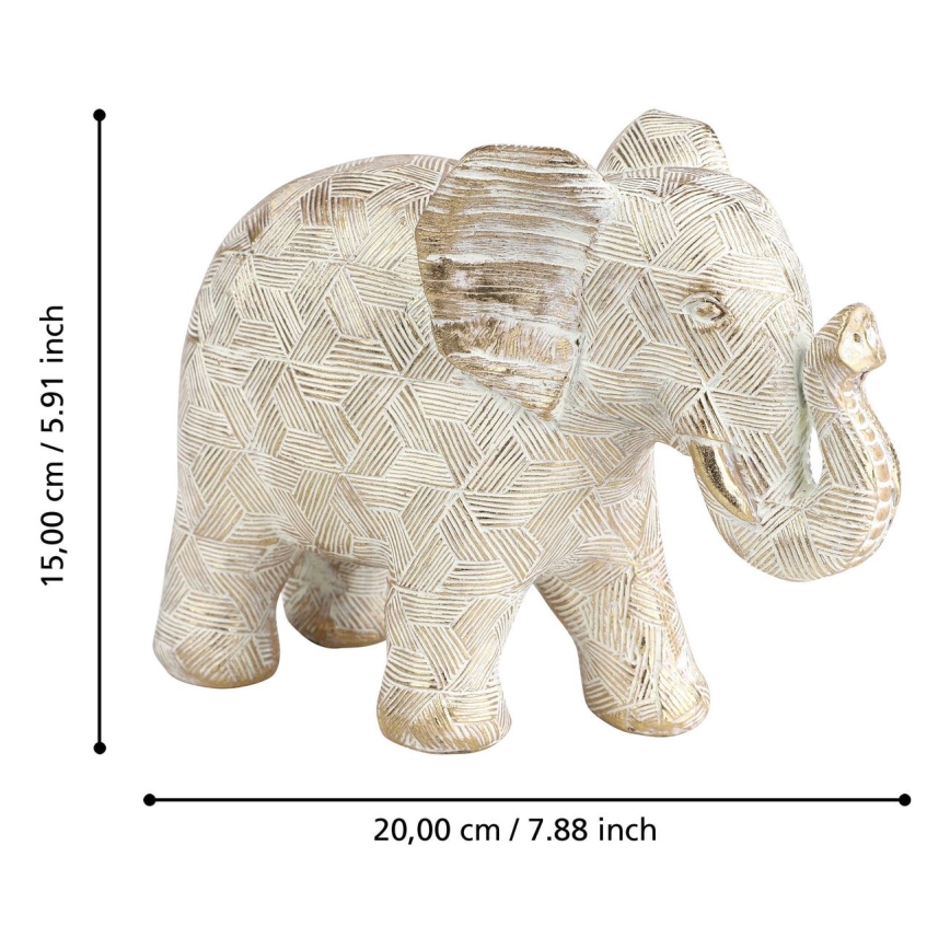 Eglo - Decoration 15x20 cm elephant/resin