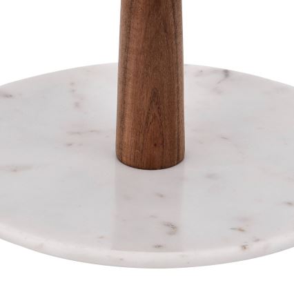 Eglo - Serving stand 28x25,5 cm wood/marble