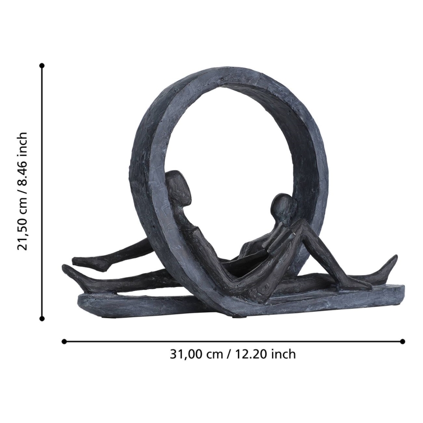 Eglo - Metal decoration 21,5x31 cm resin