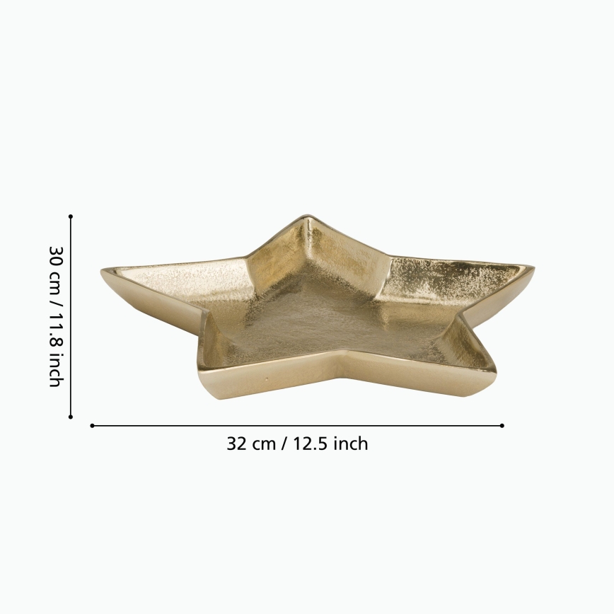 Eglo 427424 - AMBOLOSY Decorative Tray 30x32 cm Gold