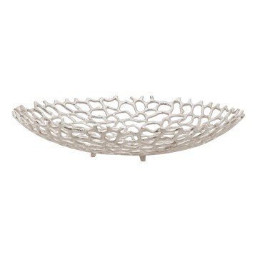 Eglo 427488 - KIMITSU Decorative Bowl, Ø 45 cm, Silver