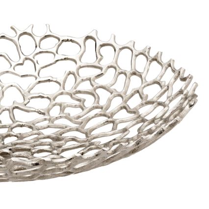 Eglo 427488 - KIMITSU Decorative Bowl, Ø 45 cm, Silver