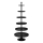 Eglo 427651 - BABIRIK serving stand 206x79 cm black