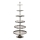 Eglo 427652 - BABIRIK Serving Stand 206 x 79 cm, Silver