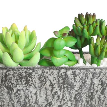 Eglo - Artificial plant in a flowerpot 14,5x17,8 cm succulent