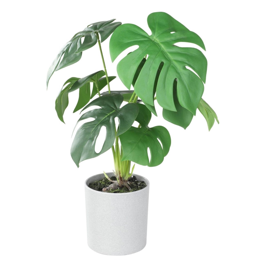 Eglo - Artificial plant in a flowerpot 42x30 cm monstera