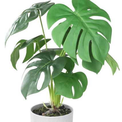 Eglo - Artificial plant in a flowerpot 42x30 cm monstera
