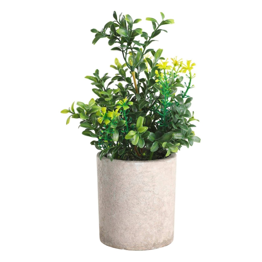 Eglo - Artificial plant in a flowerpot 25x15 cm