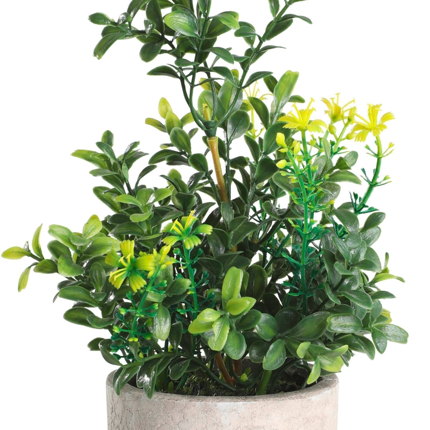 Eglo - Artificial plant in a flowerpot 25x15 cm