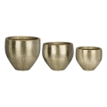 Eglo 428094 - Set of 3 OKAYAMA Metal Vases 92 x 86 cm, gold