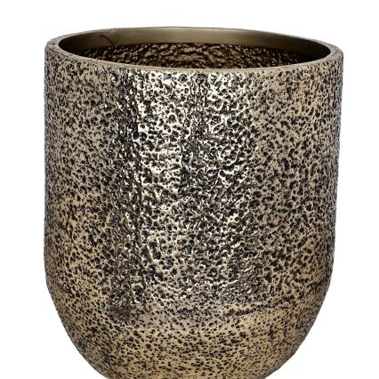 Eglo - Metal flowerpot 50x42 cm gold