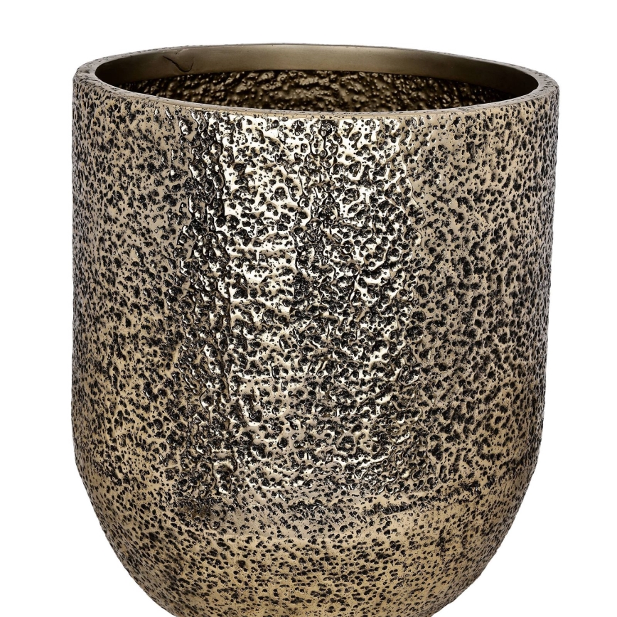 Eglo - Metal flowerpot 50x42 cm gold