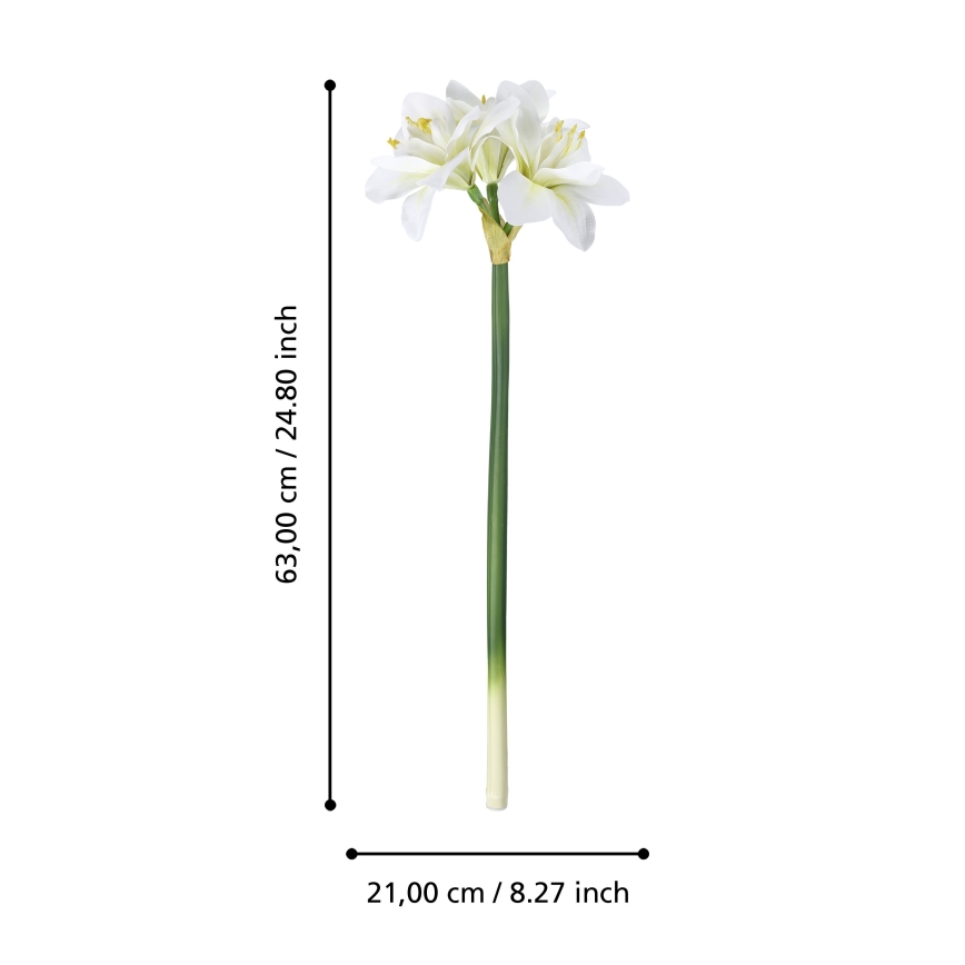 Eglo - Artificial flower 63 cm white
