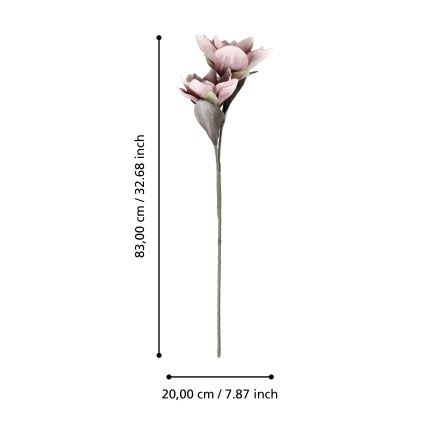Eglo - Artificial flower 83 cm pink