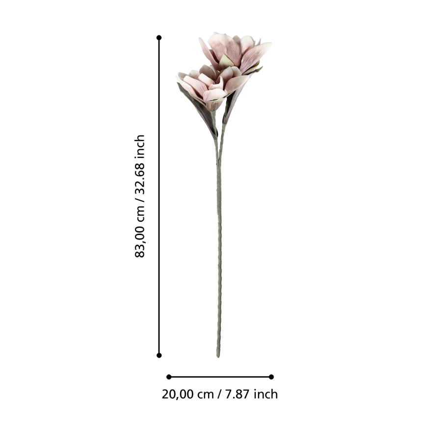 Eglo - Artificial flower 83 cm pink