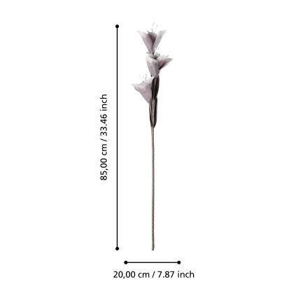Eglo - Artificial flower 85 cm purple