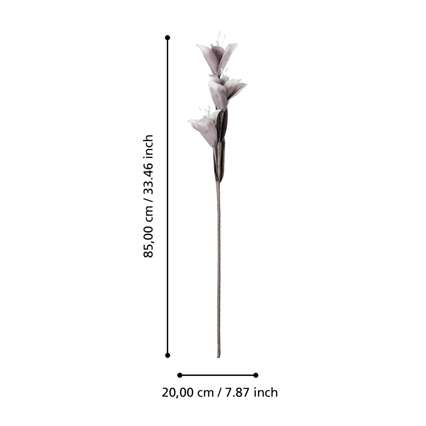 Eglo - Artificial flower 85 cm purple