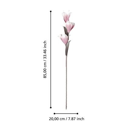 Eglo - Artificial flower 85 cm pink
