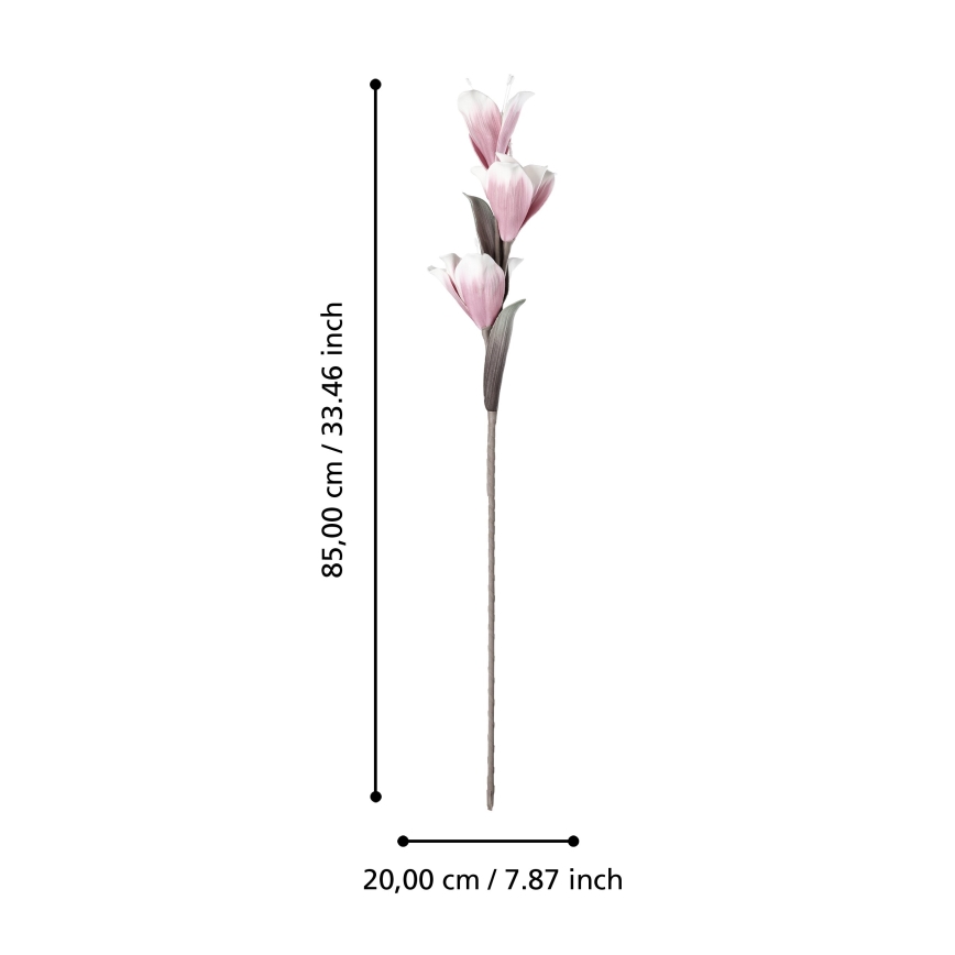 Eglo - Artificial flower 85 cm pink