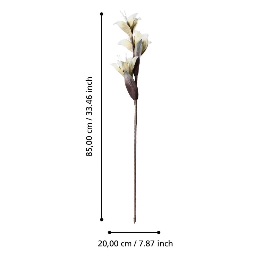 Eglo - Artificial flower 85 cm white