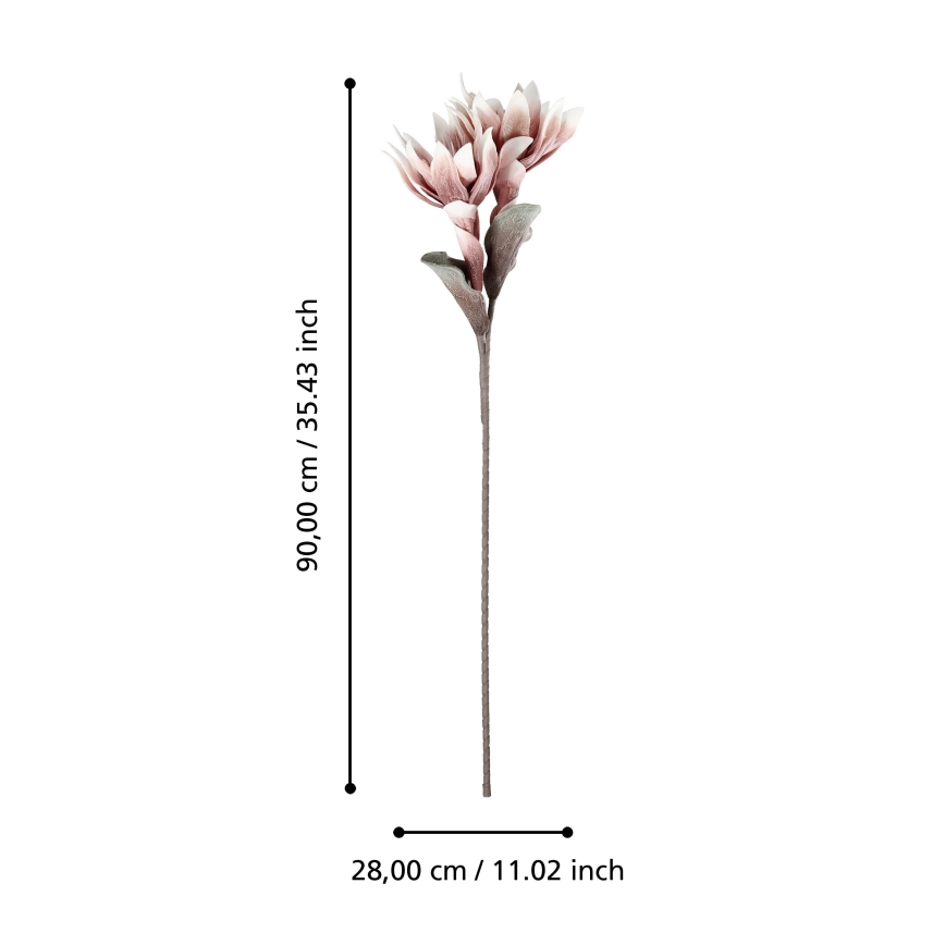 Eglo - Artificial flower 90 cm pink