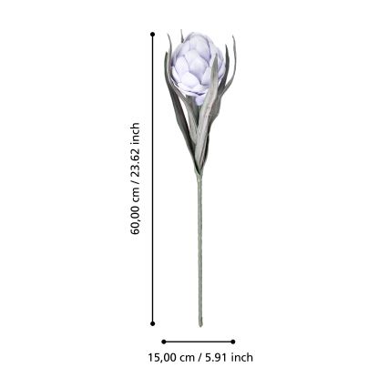 Eglo - Artificial flower 60 cm purple