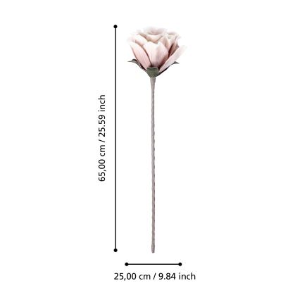 Eglo - Artificial flower 65 cm pink