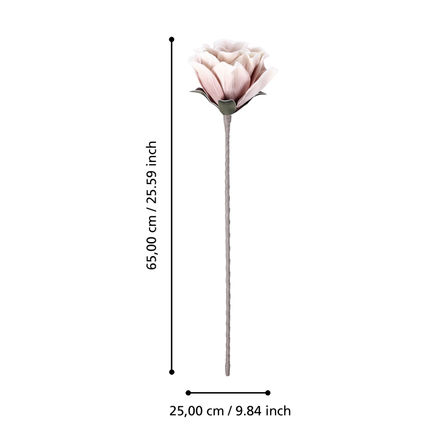 Eglo - Artificial flower 65 cm pink