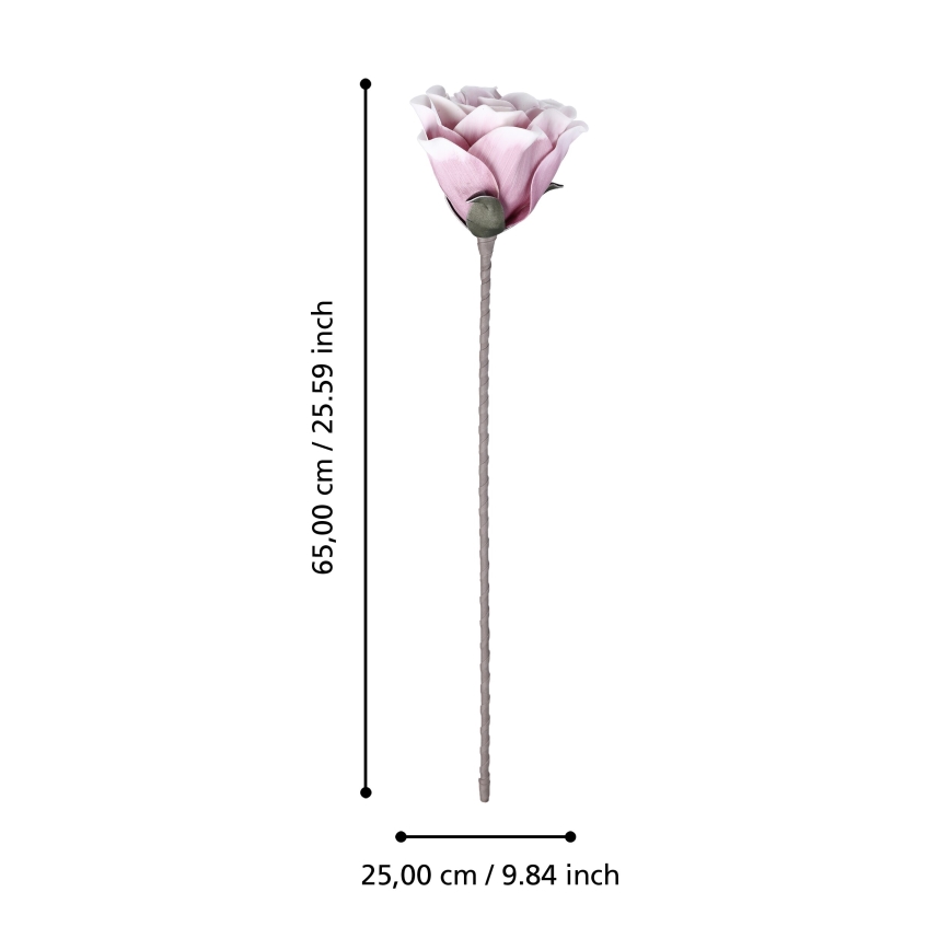Eglo - Artificial flower 65 cm pink
