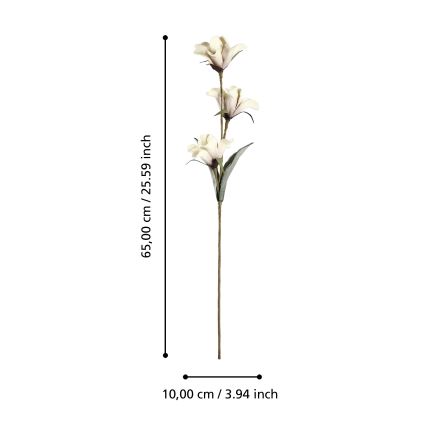 Eglo - Artificial flower 65 cm beige