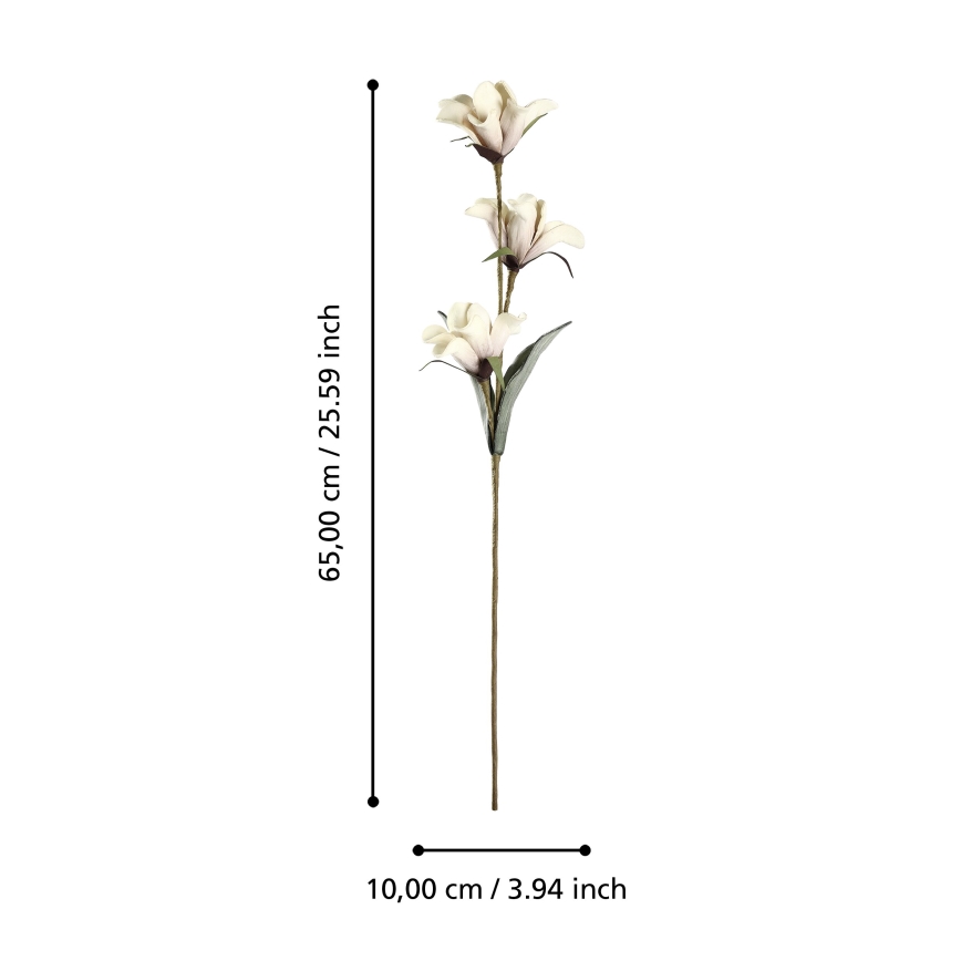 Eglo - Artificial flower 65 cm beige