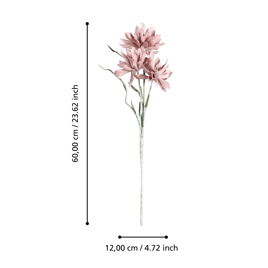 Eglo - Artificial flower 60 cm pink