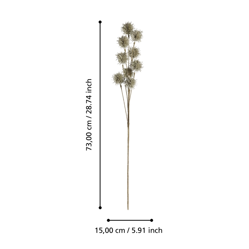 Eglo - Artificial flower 73 cm gold