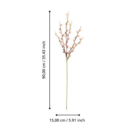Eglo - Artificial flower 90 cm pink