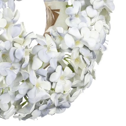 Eglo - Artificial flower wreath d. 35 cm blue