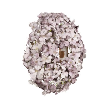 Eglo - Artificial flower wreath d. 35 cm purple