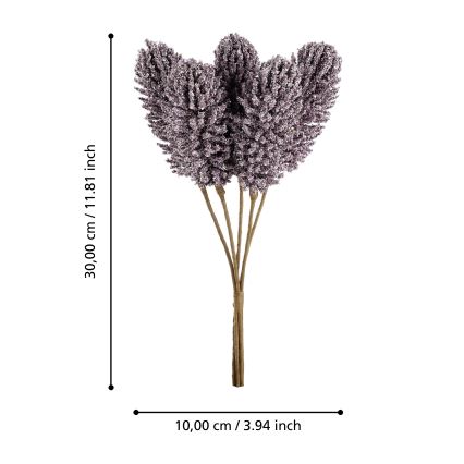 Eglo - Artificial flower 30 cm purple