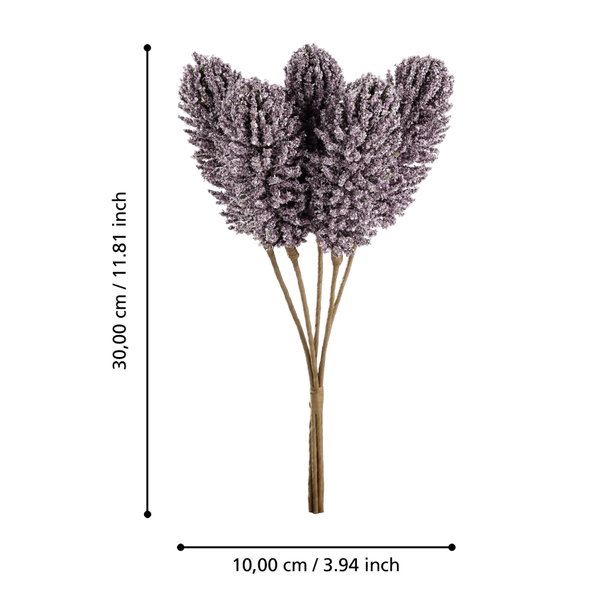 Eglo - Artificial flower 30 cm purple