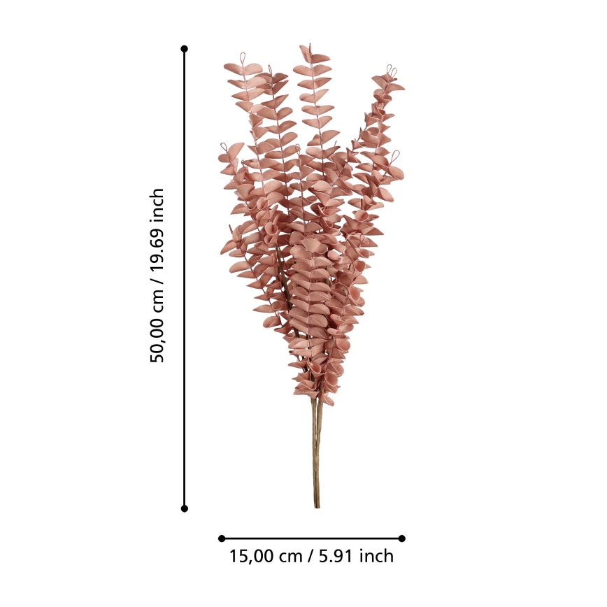 Eglo - Artificial flower 50 cm red