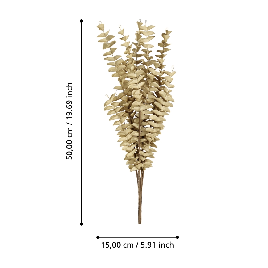 Eglo - Artificial flower 50 cm beige