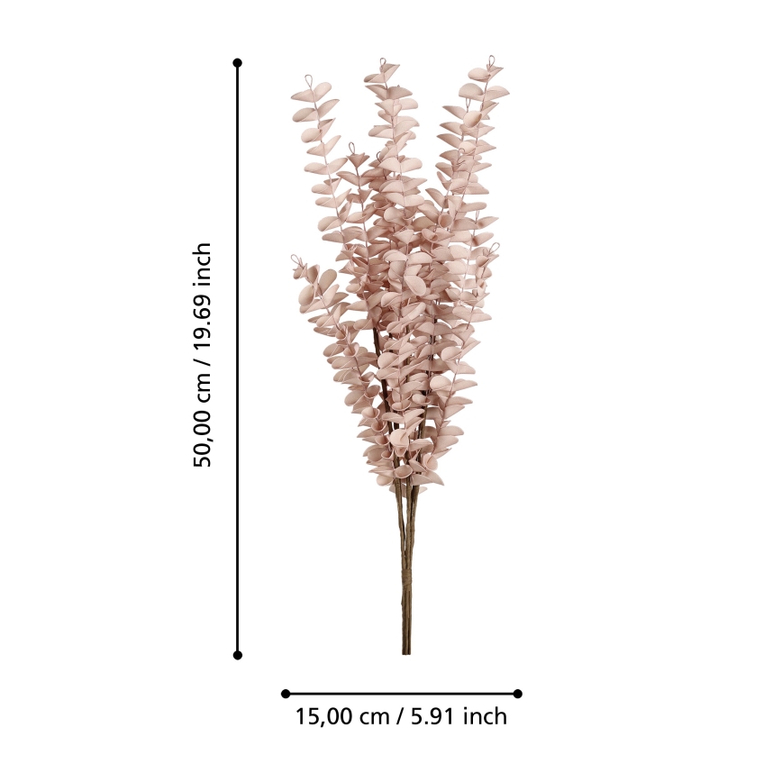 Eglo - Artificial flower 50 cm pink