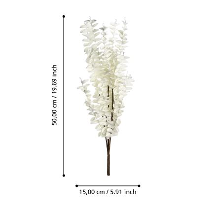 Eglo - Artificial flower 50 cm white