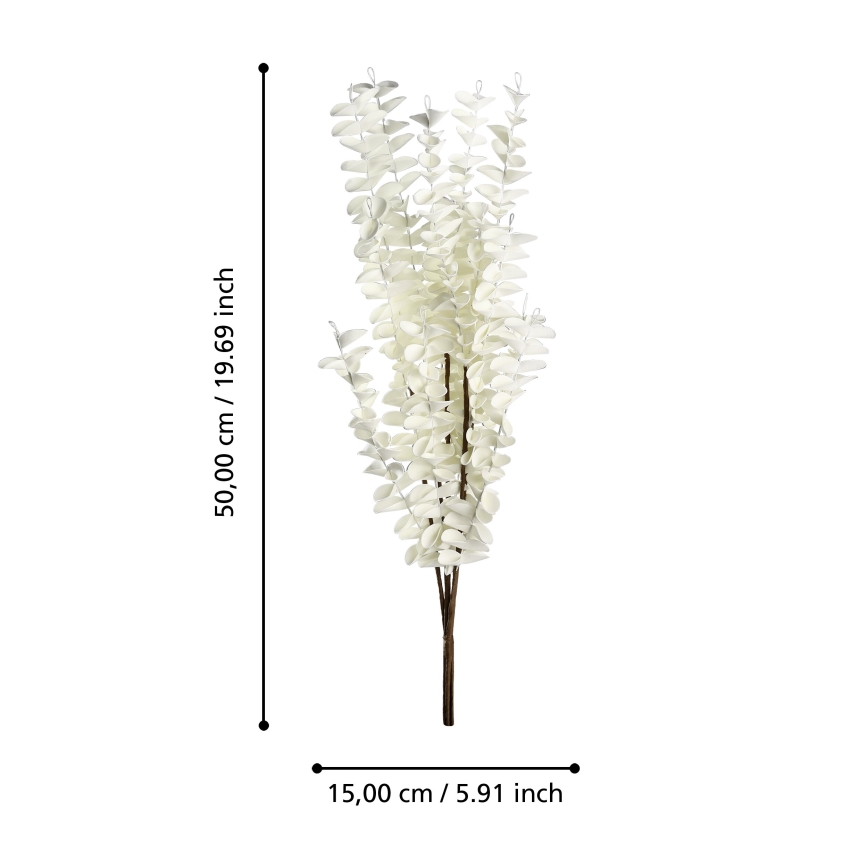 Eglo - Artificial flower 50 cm white