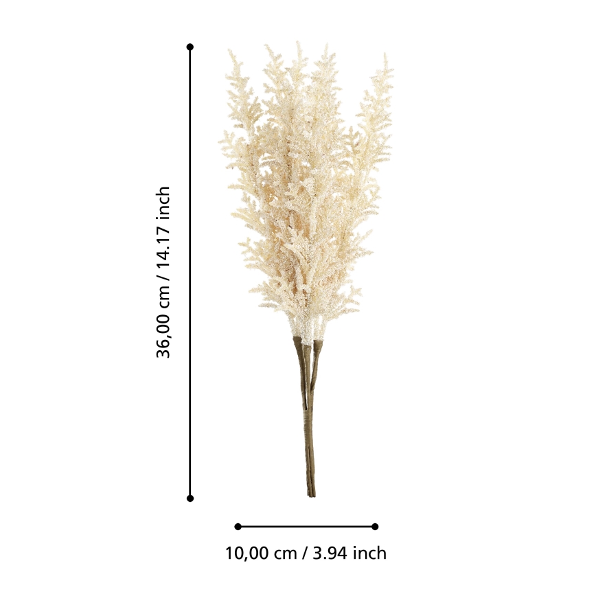 Eglo - Artificial flower 36 cm yellow