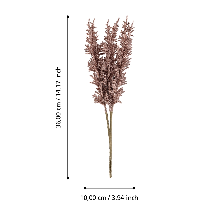 Eglo - Artificial flower 36 cm red
