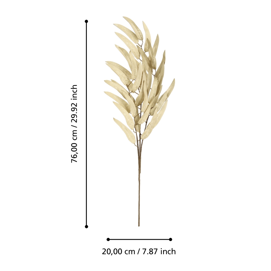 Eglo - Artificial flower 76 cm beige